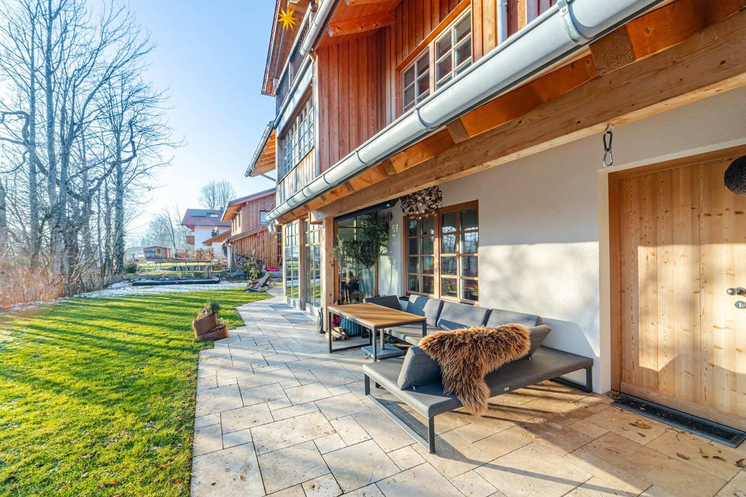 Sonnenterrasse mit Süd-Ausrichtung