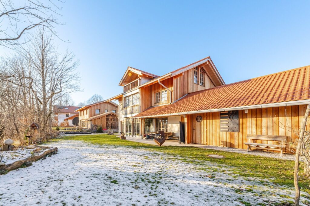 Hausansicht vom Garten