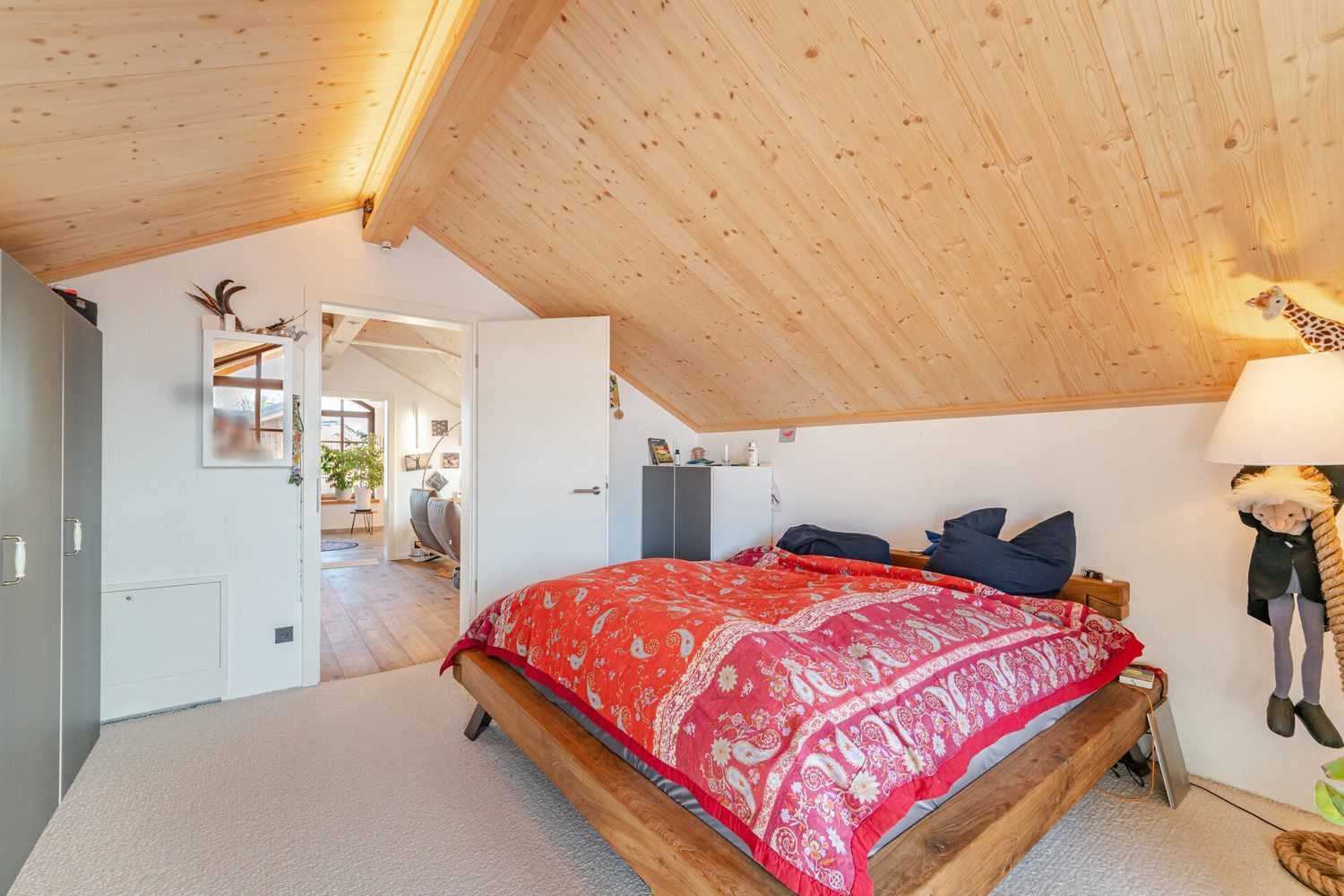Schlafzimmer im Dachgeschoss