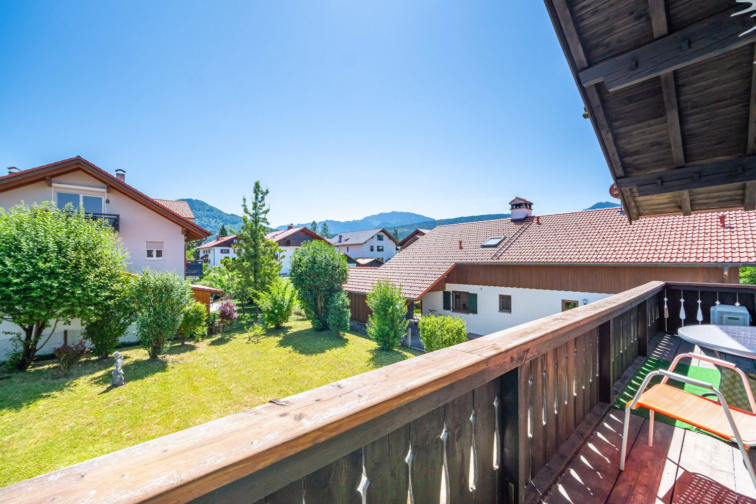 Ausblick vom Ostbalkon