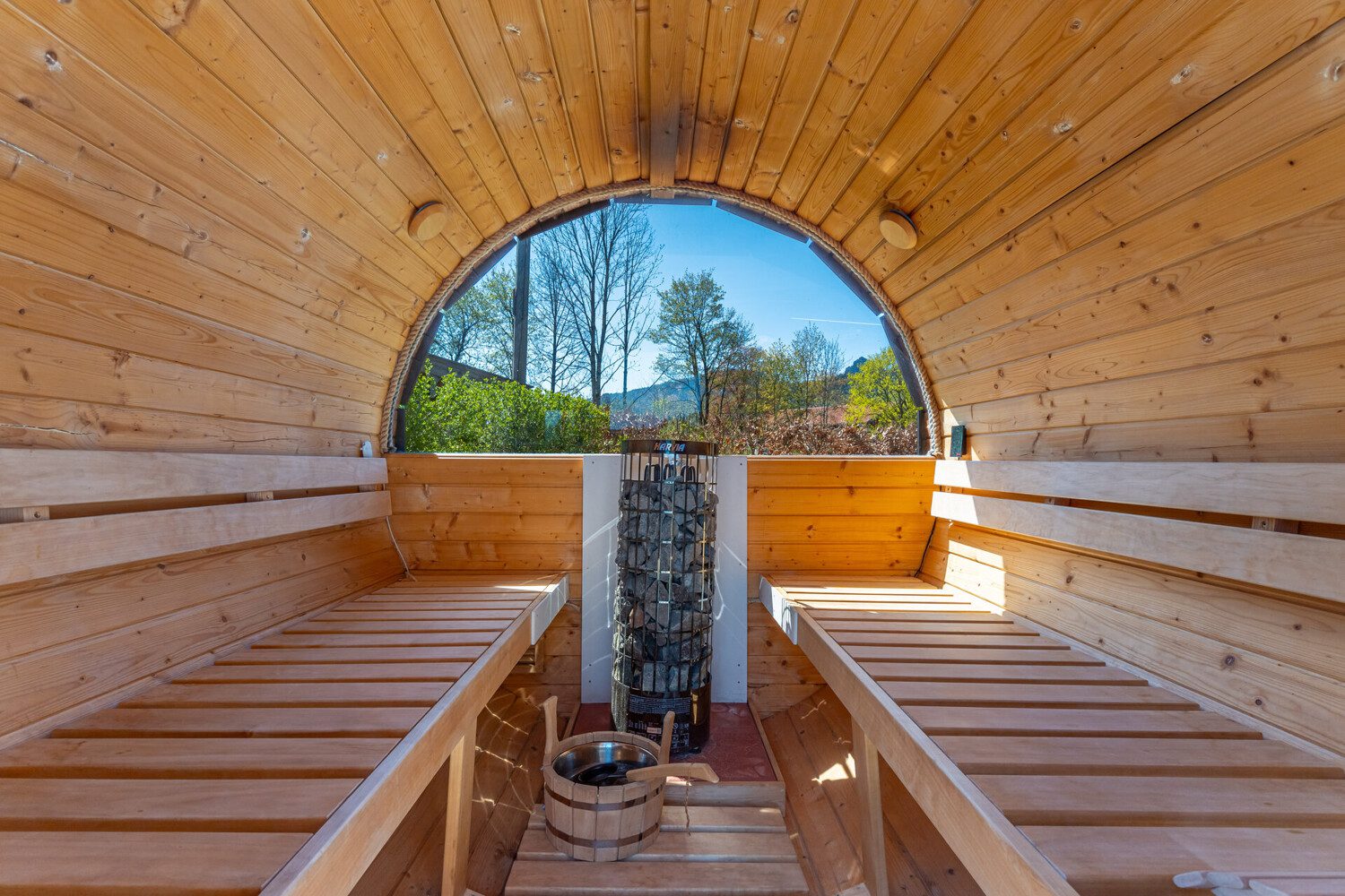 Sauna mit Ausblick