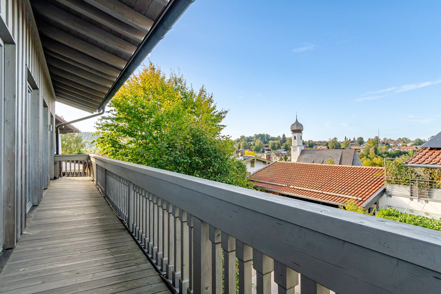 Balkon mit Blick auf Gmund